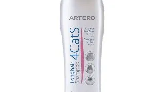 Sampon concentrat profesional ARTERO 4Cats pentru pisici cu par lung - 250 ml