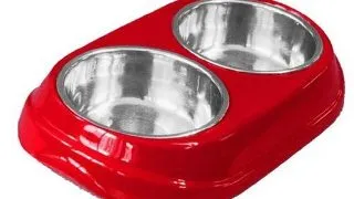 Castron Melamina/Inox Red 2x150 ml 8042