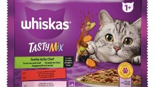 Whiskas Plic Tasty Mix Miel/Curcan In Sos 4x85 G