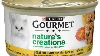 Gourmet Nature`s Creation Pui/Rosii/Spanac 85 g