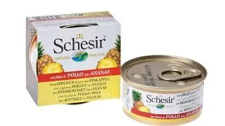 Schesir Pisica Fructe Pui/Ananas 75 g