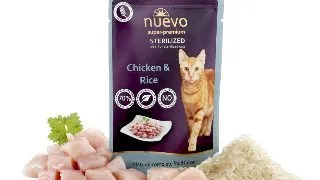 Nuevo Plic Sterilized Pui si Orez 85g