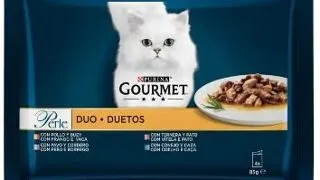 Gourmet Perle Plic Duet Carne Frageda 4 x 85 g