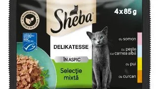 Sheba Plic Delicato Mixed 4 X 85 g