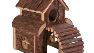 Trixie Casuta Din Lemn Natural 2 Etaje 12x20x20 cm