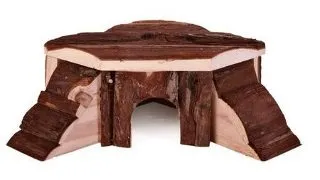 Trixie Casuta lemn Hamster Cu Rampa 21x7x19 cm