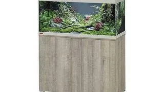 Acvariu cu Stand Eheim vivaline LED 180 gri stejar