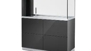 Acvariu cu stand HighLine room divider optiwhite 300 antracit