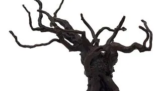Decor radacina Hobby Scaper Wood Dark 24 x 21 x 17 cm