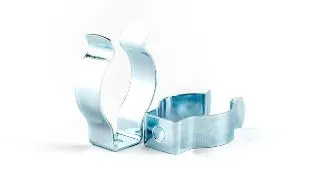 Colier inox pentru tub T8