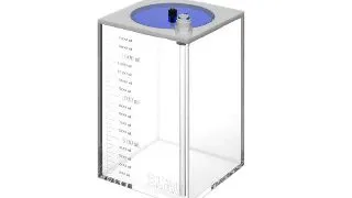 Vas acrylic pentru dozator automat Blau 1.5L