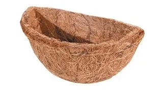 Cos plante din cocos Hobby Coconut Basket rotund 11x6cm