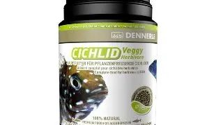 Hrana cichlide ierbivore Dennerle Veggy Herbivore Granule 200ml