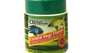 Hrana pesti Ocean Nutrition Cichlid Vegi Flake Foods Medium 34g