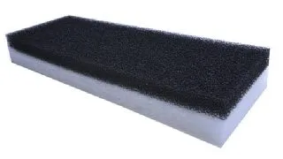 Material filtrant Ocean Free Bio Wool Black White 40x15cm