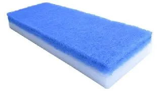 Material filtrant Ocean Free Bio Wool Blue White 40x15cm
