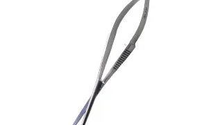 Foarfeca dreapta cu arc Blau Spring Nano Scissors 15.5 cm