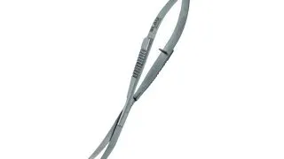 Foarfeca cu arc unghiulara Blau Angled Nano Scissors 16 cm