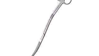 Foarfeca curbata Blau Double Curved Scissors 25.5 cm
