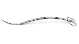 Foarfeca curbata aquavitro Double Curved Shears 25cm