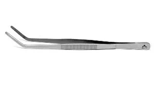 Penseta Aquavitro Curved Forceps 25cm