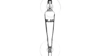 Numarator de bule din sticla Blau Dual Bubble Counter