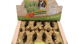 Recompense pentru caini Bow Wow, Os natural, L-carnitina, 30 bucati