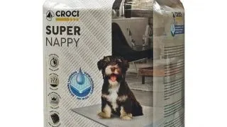 Covorase absorbante pentru caini Croci Super Nappy, 60 x 60 cm, 50 bucati