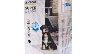 Covorase absorbante pentru caini Croci Super Nappy, 60 x 90 cm, 50 bucati