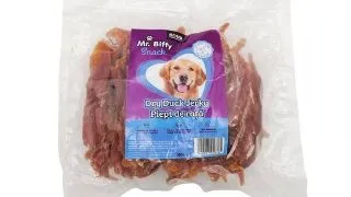 Recompense pentru caini Mr. Biffy, piept de rata, 500g