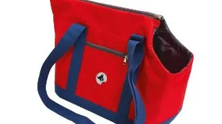 Geanta pentru transport, Croci, pentru caini, 49x23x31 cm, rosie, model Giselle, c2178428