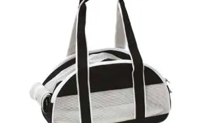 Geanta pentru transport, Croci, pentru caini, 36x18x21 cm, neagra, model Carmen c2078441