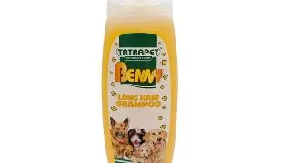 Sampon pentru caini Tatrapet Benny, pentru par lung, ulei de Macadamia, 200 ml