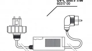 Capac si transformator JBL UV-C 11 W