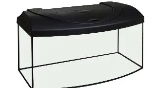 Acvariu din sticla Diversa LED 80 Curb Negru 112 L 80x35x40cm
