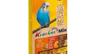 Batoane pentru perusi Vitakraft Kracker Trio Miere-Portocala-Popcorn 80g