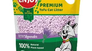 Asternut pentru litiera Enjoy Tofu cu lavanda 6L - 2.5kg