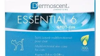 Dermoscent Essential 6 Spot-On Pisica, 4 pipete