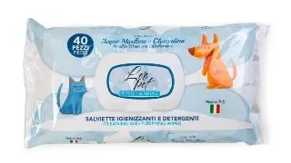 LeoPet Servetele Clorhexidina & Apa Micelara, 40 bucati