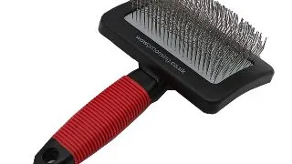 Perie Slicker WOW Grooming cu pin lungi din inox