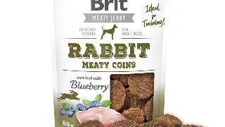 Recompense Brit Meat Jerky Snack – Rabbit Meaty coins