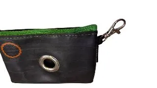 Accesoriu din camera de bicicleta reciclata - ZOORO Zero Waste - Verde