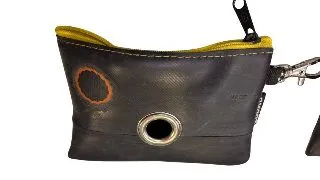 Accesoriu din camera de bicicleta reciclata - ZOORO Zero Waste - Galben