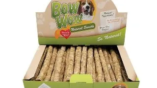 Recompense pentru caini Bow Wow, Sticks cu plamani de vita, 50 bucati