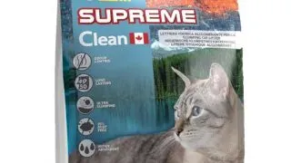 Asternut igienic pentru pisici Croci Supreme Clean, Bentonita, 10kg