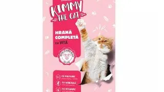 Hrana umeda pentru pisici Kimmy, vita, 24 x 415g
