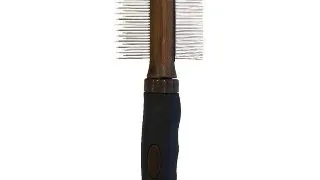 Pieptan de frizerie pentru caini Croci Barbershop, dinti dubli, indepartarea parazitilor
