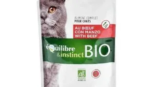 Hrana umeda pentru pisici Equilibre  Instinct, Bio, Vita si legume, 100g