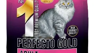 Hrana uscata pentru pisici Perfecto Cat Gold, Adult, somon, 800g