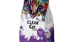 Asternut igienic pentru pisici Clear Cat Blanco, Bentonita, Lavanda, 5L